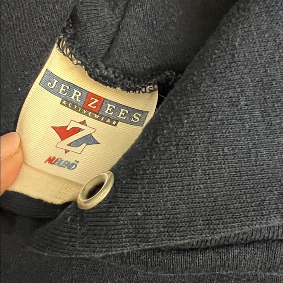 Jerzees University of California Berkeley Dark Blue Hoodie with Embroidery Med - Picture 4 of 5